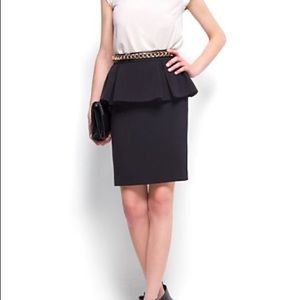 Mango Peplum Skirt